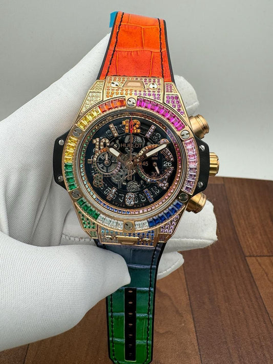 Hublot Big Bang Unico King Gold Rainbow